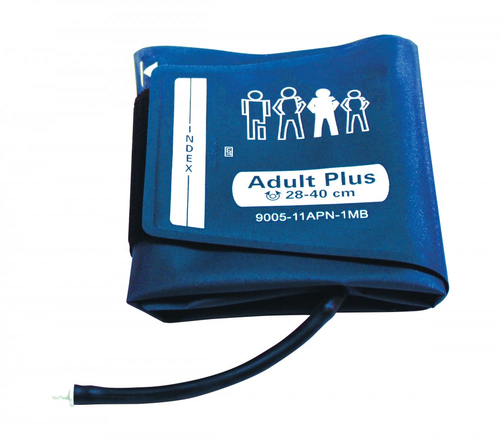 Adult Plus, Navy Adult Plus cuff, navy, with bayonet connector; limb range 28-40 cm
